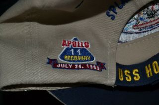 Official USS Hornet CVS - 12 Apollo 11 & 12 Recovery Baseball Cap Hat US Navy Ship 5