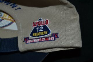 Official USS Hornet CVS - 12 Apollo 11 & 12 Recovery Baseball Cap Hat US Navy Ship 6