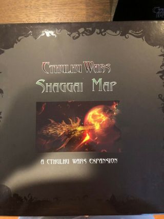 Cthulhu Wars board game expansion - Ancients,  Shaggai Map,  Library at Celaeno Map 2