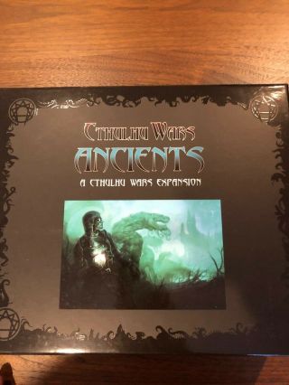 Cthulhu Wars board game expansion - Ancients,  Shaggai Map,  Library at Celaeno Map 6