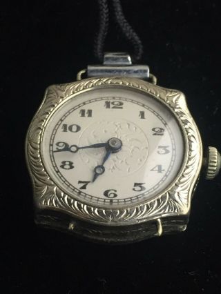 Vintage Abra Watch Co Swiss Watch With Unique Premiere 14k Gold Filled Case
