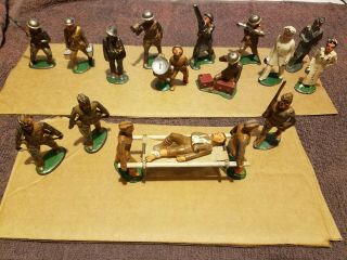 Vintage Barclay Man Oil Toy Soldiers