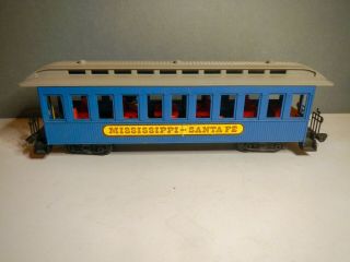 Timpo Midnight Special or Prairie Rocket blue train passenger car carriage 5