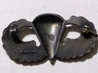 WW2 505th Parachute infantryman Sterling wings PIR with correct flash oval. 6