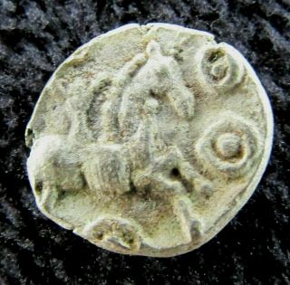 Ancient Celtic Coinage Silver Gotini Unit Circa 100 Ad (m67)