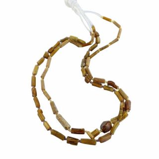 Ancient Roman Glass Beads Golden Color