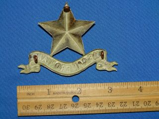 WWI - WWII British Cap Hat Badge,  Helmet Plate,  THE CAMERONIANS (34) 3