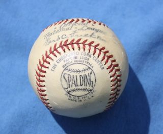 1940s WWII US Military SPALDING Official National League Ford Frick Baseball 3