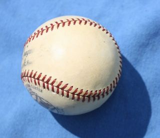 1940s WWII US Military SPALDING Official National League Ford Frick Baseball 4