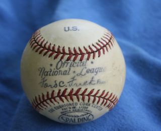 1940s WWII US Military SPALDING Official National League Ford Frick Baseball 7