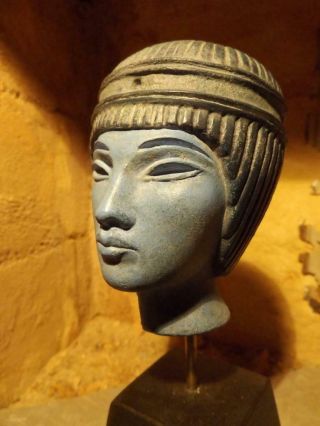 Egyptian Tutankhamun Statue - King Tut Bust - Amarna Period Of Ancient Egypt