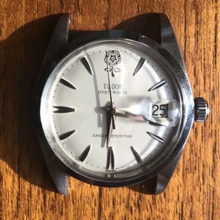 Vintage 1963 Tudor Big Rose Oysterdate 7962 Mechanical Watch,  Rolex,  34mm