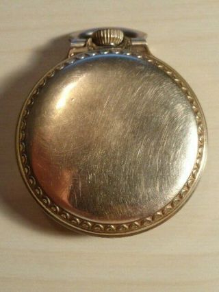 ELGIN 616 Pocket Watch - 16s - 17j - Open Face - 10K Rolled Gold Plate Case 1951 4