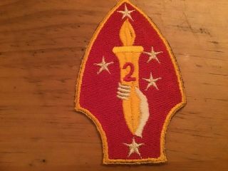 Us Marine Corps 2nd Division Patch (theatre Made)