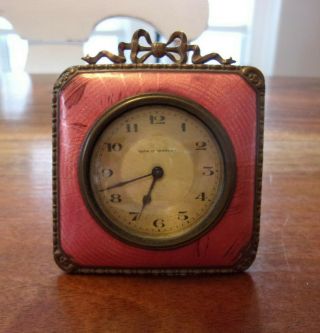 Antique / Vintage Made In Germany Small Clock - Desk Clock ?