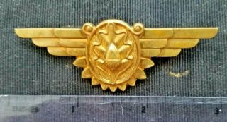 Rare Wwii Us Navy Flight Surgeon Wings Made By N.  S.  Meyer,  Inc York.