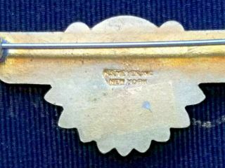Rare WWII US Navy Flight Surgeon Wings Made by N.  S.  Meyer,  INC York. 4