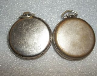 TWO VINTAGE DOLLAR POCKET WATCHES - INGERSOLL CORD AND MANHATTAN SPORT - ONE 3