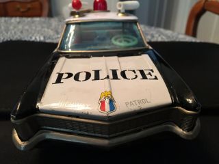 1965 Buick Riviera Highway Patrol Bandai Tin Toy Car 3