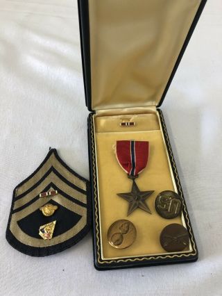 Ww2 Named Bronze Star Grouping 11th Armored Division Estate