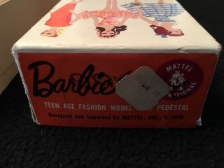 BARBIE - VINTAGE RARE 1959 BLONDE PONYTAIL - - NEVER PLAYED WITH 3