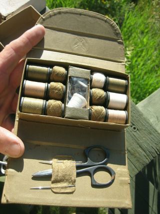W.  W.  1 U.  S.  Army Sewing Kit In Cotton Case With Eagle