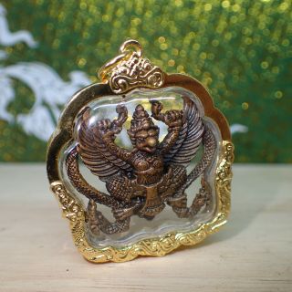 Garuda Phaya Krut Thai Amulet Pendant Magic God Bird Of Vishnu Life Protect