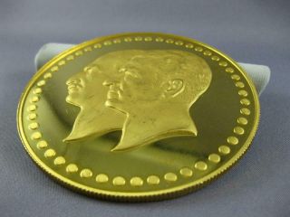 EXTRA LARGE 22KT YELLOW GOLD FIFTIETH ANNIVERSARY PAHLAVI MIDDLE EASTERN COIN 5