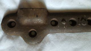 ANTIQUE Vintage 10 - 1/2 IN Cast Iron SINK MOUNTING BRACKET 11 Holes 15 