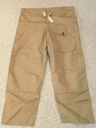 1942 Dated Ww2 British Khaki Drab Over Trousers Large Size