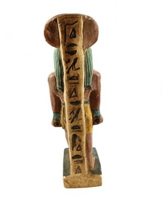Rare Ancient Egyptian Horus Falcon Bust Cobra statue Egypt Sculpture Figurine 4