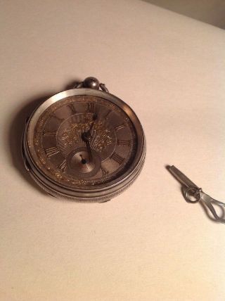 Victorian Antique Silver Pocket Watch Stockton On Tees For Repair Parts Headlam