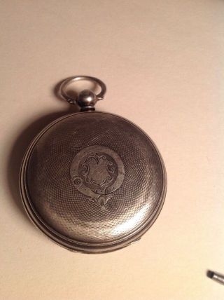 Victorian Antique Silver Pocket Watch Stockton On Tees for REPAIR PARTS Headlam 2