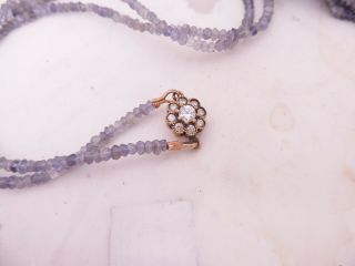 Designer amethyst tassel pendant necklace,  boxed 4