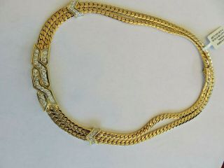 Van Cleef & Arpels Platinum & 18k Gold 2.  06 Ct Vvs2 E - F Diamond Necklace Rare