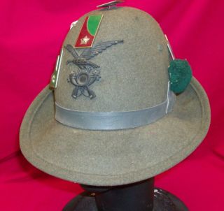 Post Ww 2 Italian Mountain Infantry Hat