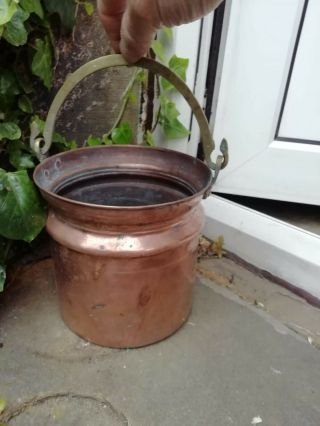 Old Copper & Brass Planter/plant Pot