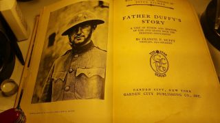 FATHER DUFFY ' S STORY - FRANCIS P.  DUFFY CHAPLAIN 165th INFANTRY - SCARCE CLASSIC 4