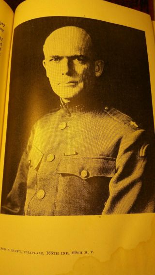 FATHER DUFFY ' S STORY - FRANCIS P.  DUFFY CHAPLAIN 165th INFANTRY - SCARCE CLASSIC 6