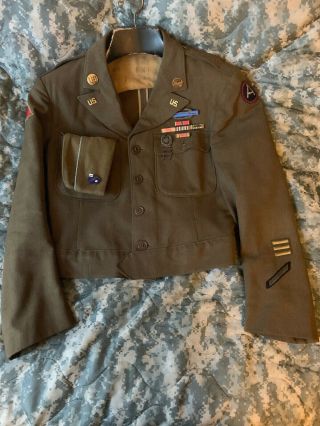 Third Army,  10th Armored Division Wwii “ike” Jacket