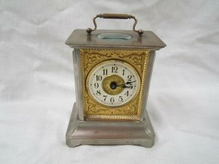 Rare Antique Seikosha Japan 30 Hour Musical Alarm Carriage Clock Runs Well