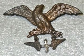 US AIR SERVICE WWI SWEETHEART PIN AND SLEEVE PATCH INSIGNIA PINBACK 2