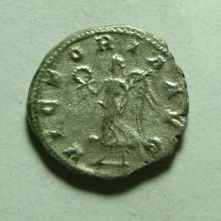 Gordian 242AD antoninianus Rare ancient Roman Silver coin Victory Antioc 3