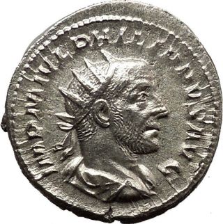 Philip I The Arab 244ad Rare Silver Ancient Roman Coin Happiness Cult I38772