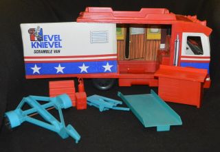 Vintage 1973 Evel Knievel Scramble Van Playset Ideal Toys