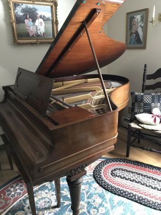BOSTON Henry F Miller Baby Grand Piano Antique 1901 Useable 3