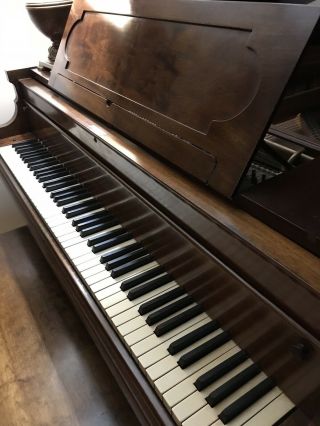 BOSTON Henry F Miller Baby Grand Piano Antique 1901 Useable 7