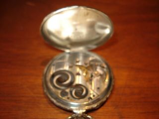Vintage Elgin Pocket Watch 17 jewel size 12 adjusted dial & case runs well 4