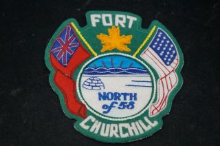Canadian Fort Churchill North Of 58 Patch Multipiece Construction