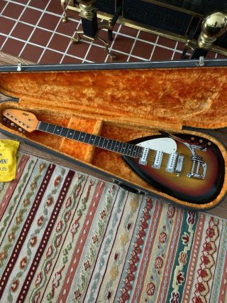 1960s Vox Mark Vi Teardrop Vintage Electric Guitar - Rare